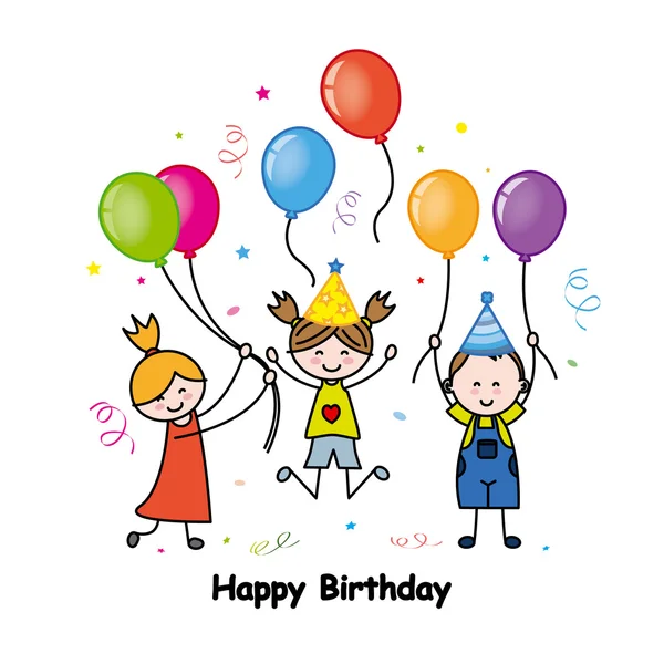 Birthday card — Stock Vector