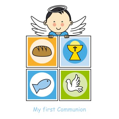 Çocuk ilk cemaat kartı