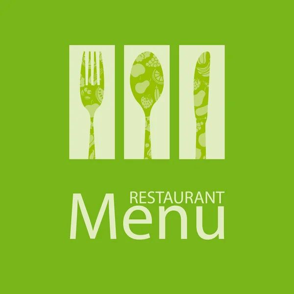 Carta de menú del restaurante — Vector de stock