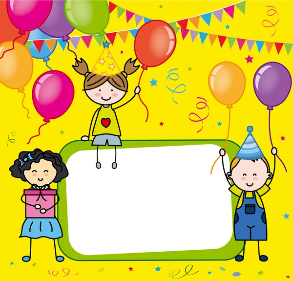 Carte d'anniversaire — Image vectorielle