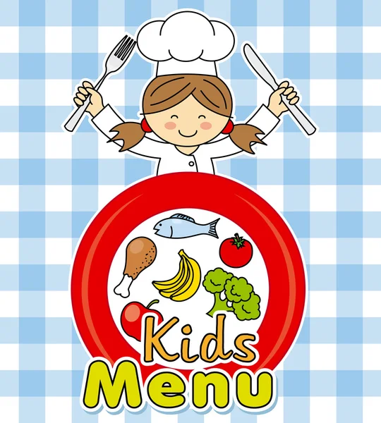 Kids menu — Stock Illustration Kids menu Stock Illustration