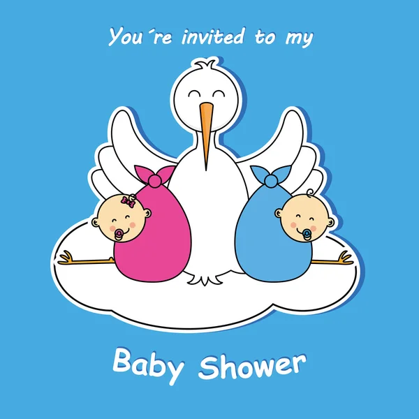 Baby shower. — Wektor stockowy