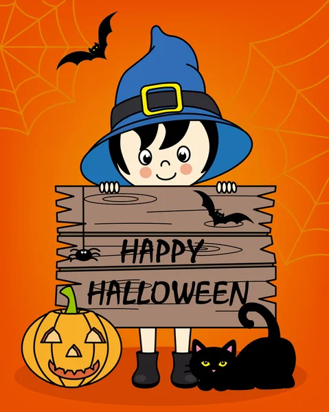 Feliz Halloween.. — Archivo Imágenes Vectoriales