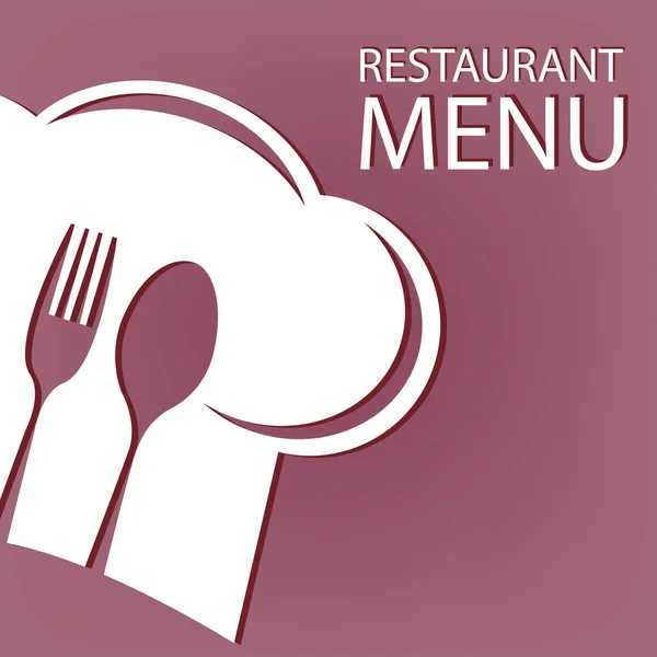 Carte de menu restaurant . — Image vectorielle
