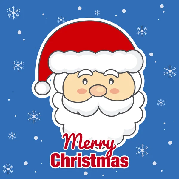 Tarjeta de Santa Claus . — Vector de stock