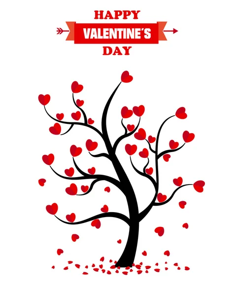 San Valentin-napi üdvözlőlap — Stock Vector