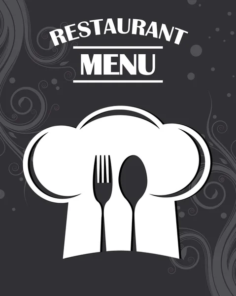 Carte de menu restaurant — Image vectorielle