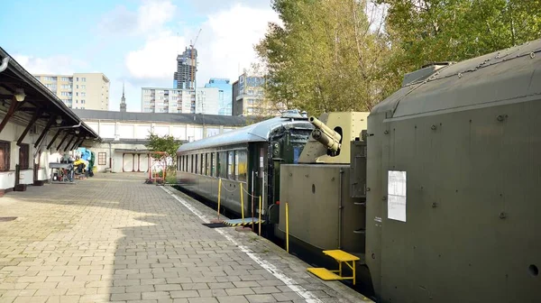 Warschau Polen Oktober 2020 Pools Spoorwegmuseum Het Voormalige Glowna Station — Stockfoto