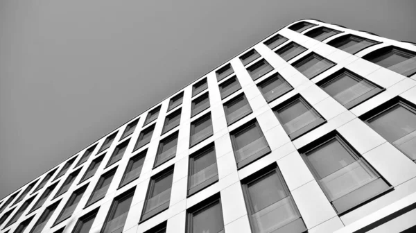 Streszczenie Nowoczesnej Architektury Wysokim Kontraście Czerni Bieli Tonu Architektura Geometrii — Zdjęcie stockowe