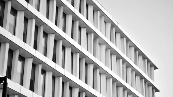 Arquitectura Moderna Abstracta Con Tono Blanco Negro Alto Contraste Arquitectura — Foto de Stock