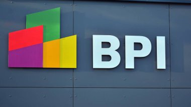 Varşova, Polonya. 27 Aralık 2020. BPI 'yi imzala. Şirket tabela BPI.