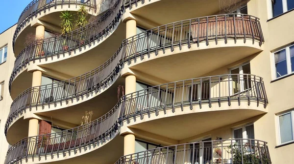 Fragment Modern Lyx Bostadslägenhet Hem Hus Byggnad Koncept Modern Lägenhet — Stockfoto