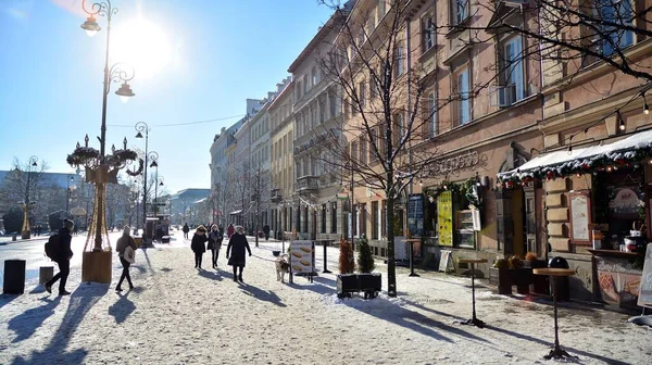 Warszawa Polska Stycznia 2021 Stare Miasto Jest Historycznym Centrum Warszawy — Zdjęcie stockowe