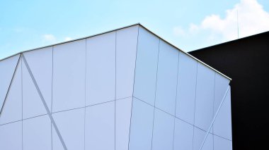 Ticari ofis binaları. Soyut modern iş mimarisi