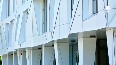 Ticari ofis binaları. Soyut modern iş mimarisi