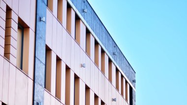 Ticari ofis binaları. Soyut modern iş mimarisi