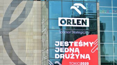 Varşova, Polonya. 13 Temmuz 2021. Orlen Sponsor Stratejisi Tokio2020 'yi İmzala