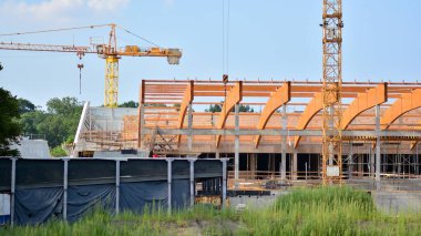 Szczecin, Polonya. 22 Temmuz 2021. Su parkı 