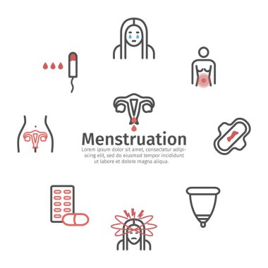 Adet sancısı. Çizgi pankartı. Web grafikleri için vektör işaretleri.