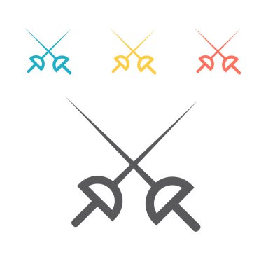 Eskrim hattı ikonu. Web grafikleri için vektör işareti