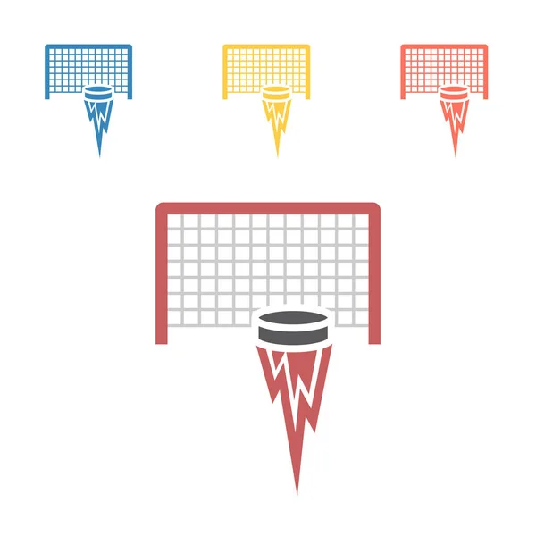 Eishockey Ikone Vektorzeichen Für Webgrafiken — Stockvektor