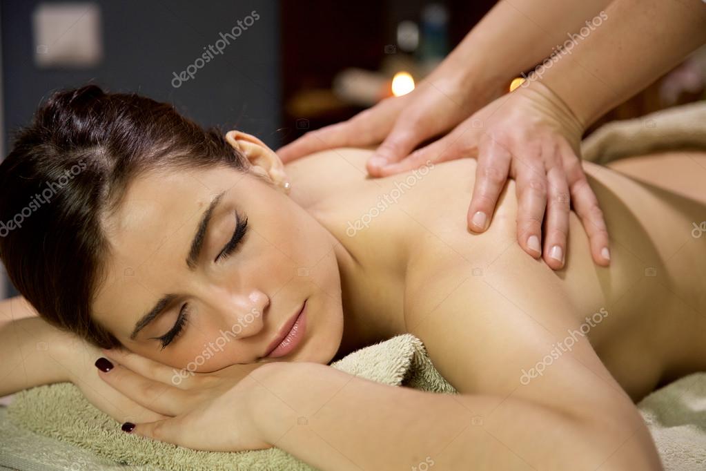 Lovely women relaxing sensual massage