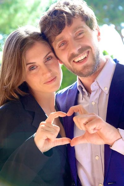İş çift gösterilen işareti mutlu tr — Stok fotoğraf
