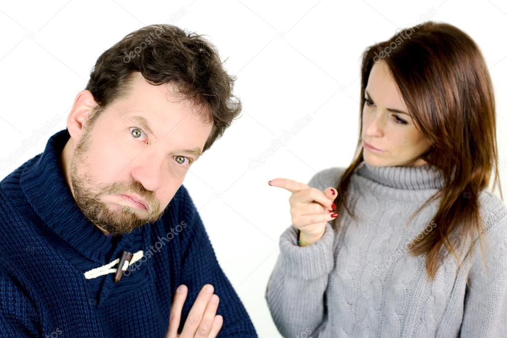 Woman angry with husband funny