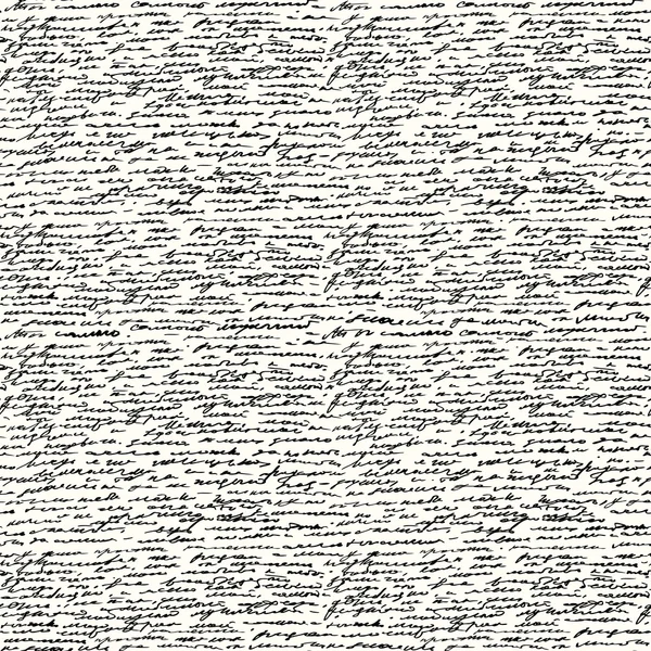 Texte d'écriture sans couture — Image vectorielle