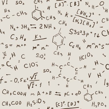 Sorunsuz kimya arka plan