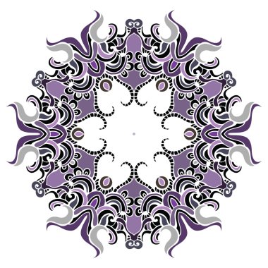 Mandala. Hint dekoratif desen.