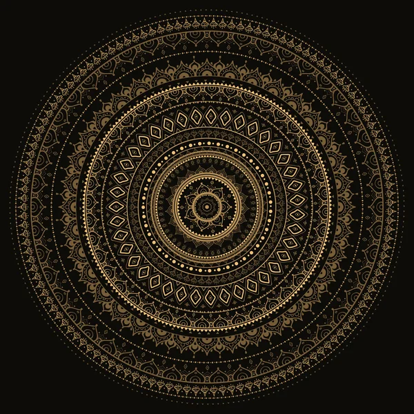 Mandala. Modèle décoratif indien . — Image vectorielle