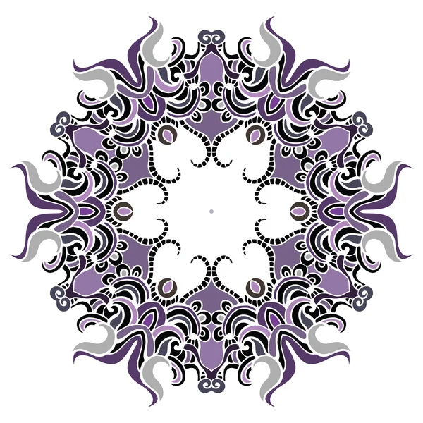 Mandala. Indiase decoratief patroon. — Stockvector