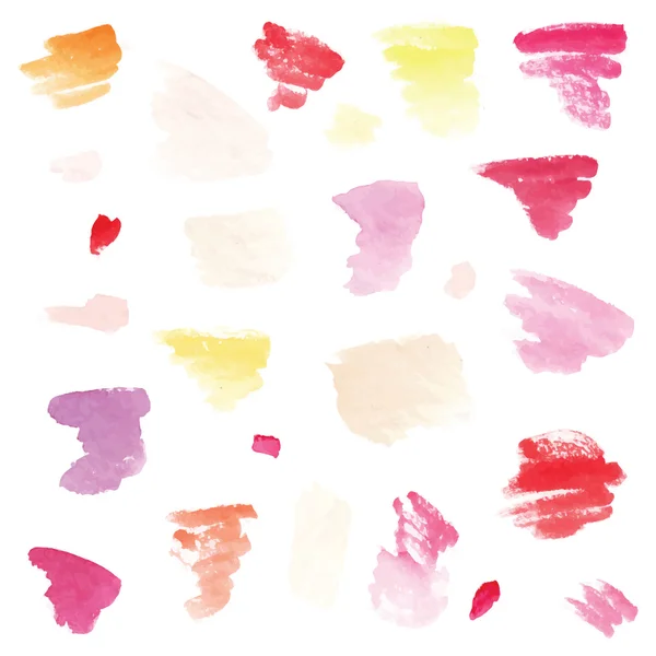 Aquarell Hintergrund Set. — Stockvektor