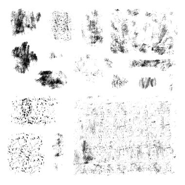 mürekkep splatters. Grunge tasarım öğeleri koleksiyonu.