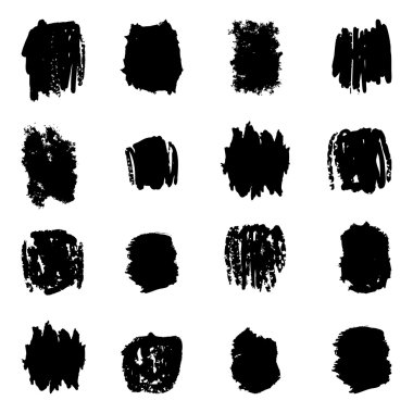 mürekkep splatters. Grunge tasarım öğeleri koleksiyonu.