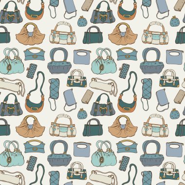 Kadınlar çanta. seamless modeli.