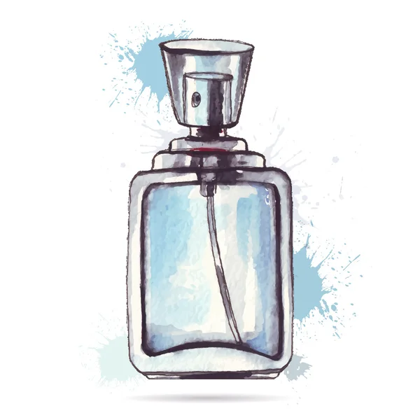 Frumoasă sticlă de parfum . — Vector de stoc