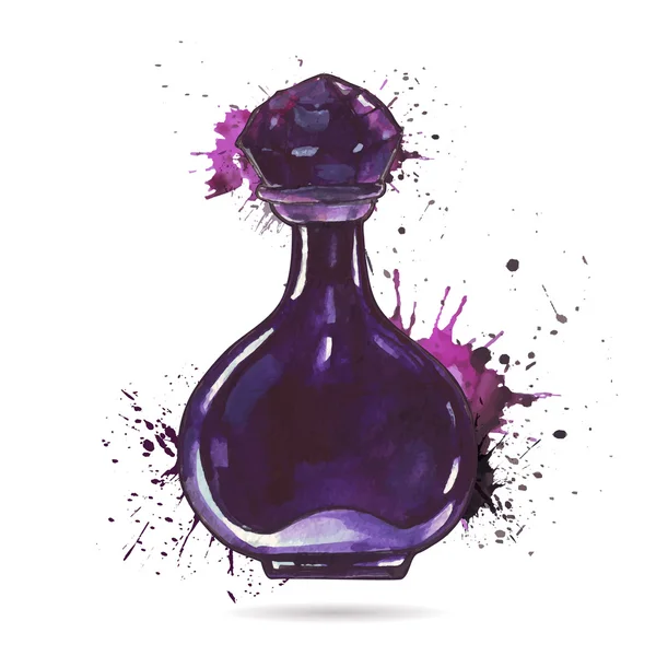 Krásné parfémy láhev. — Stockový vektor
