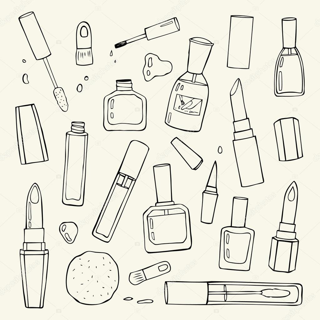 Make up kit Free Stock Vectors