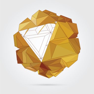 vektör. soyut geometrik illüstrasyon.