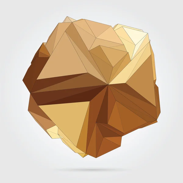 Vektor. abstrakte 3D geometrische Illustration. — Stockvektor