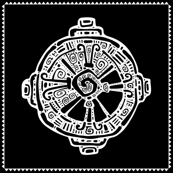 Hunab-ку. Майя символ. Векторні ілюстрації. — стоковий вектор