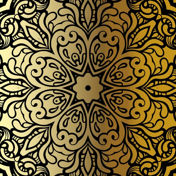 Mandala de oro — Archivo Imágenes Vectoriales