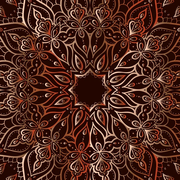 Gouden mandala — Stockvector