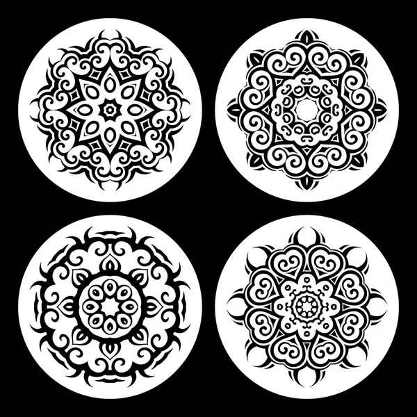 Mandala.Vintage patrón conjunto . — Archivo Imágenes Vectoriales