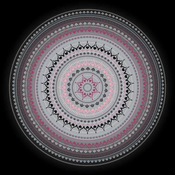 Mandala. Indiase decoratief patroon. — Stockvector