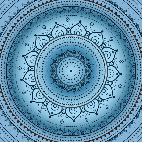 Mandala argenté — Image vectorielle