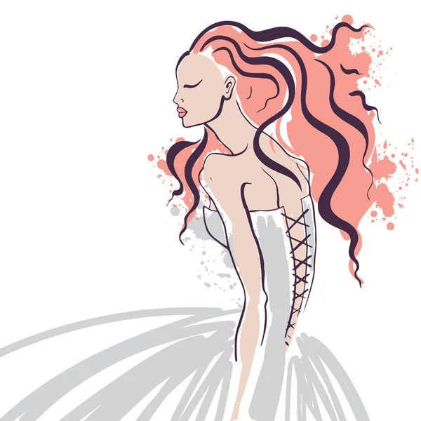 Güzel kadın portresi. 