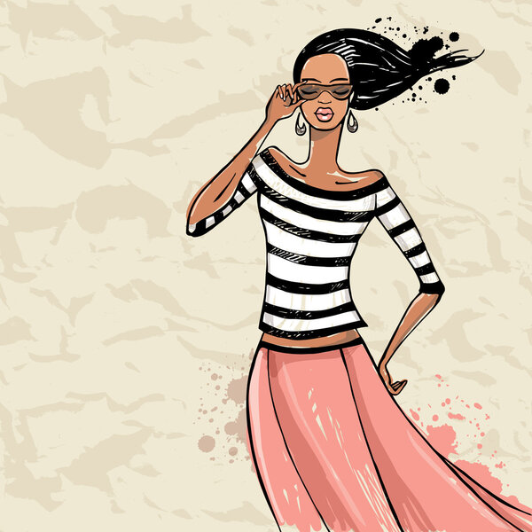 Beautiful Fashion woman.